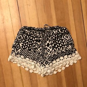 Aztec pattern shorts